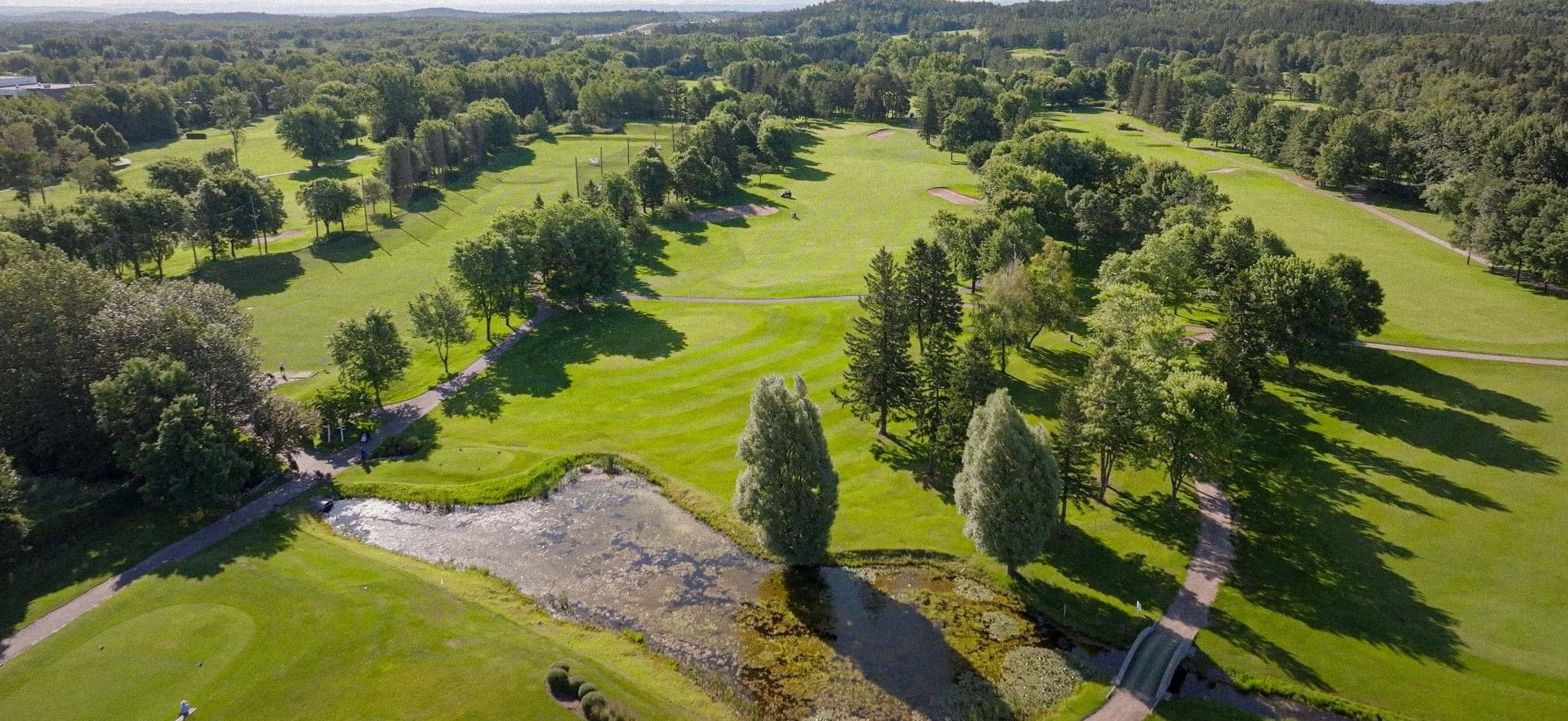 Vue du parcours de Chicoutimi, à Chicoutimi.