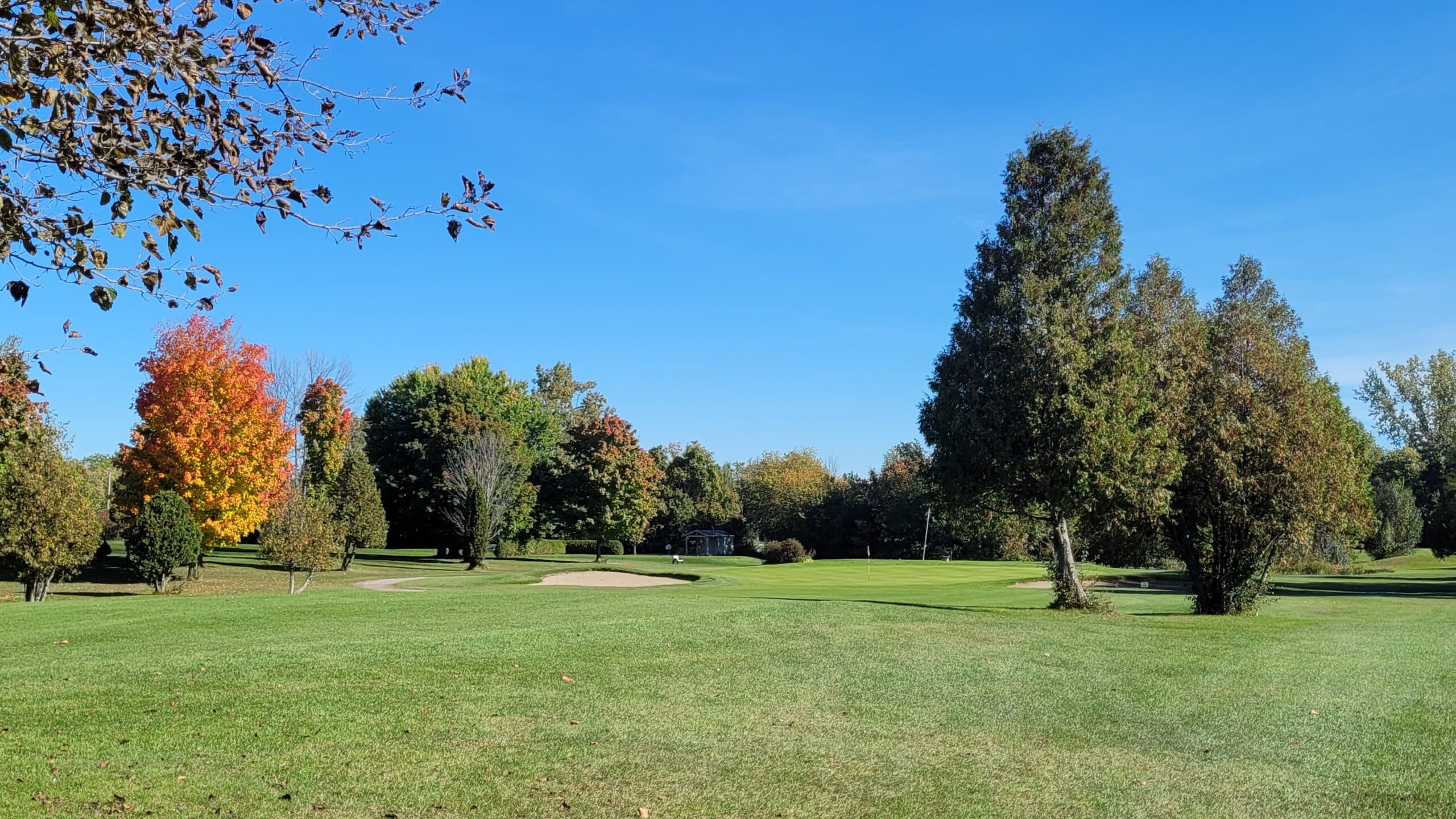 Vue du parcours de Club De Golf Lorraine, à Lorraine.